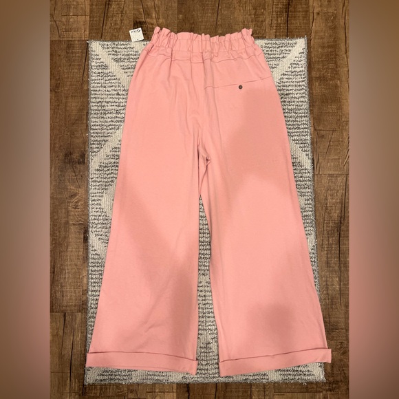 Free People Beach Palma Pink Wide Leg Pants - Picture 4 of 11